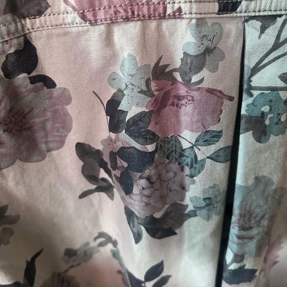 Westport Women's Jacket Floral Camo Collared Button-up Cuff Sleeve XL - Picture 11 of 16